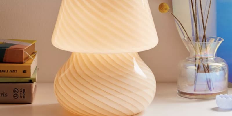 West elm shop mushroom lamp